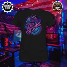 Dip Sticks© Xanny's Galaxy Dragon T-shirt